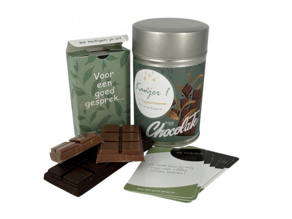 Chocolade cadeau blik - Een Kanjer 
