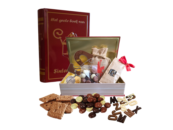 Sinterklaas Boek gevuld met lekkers