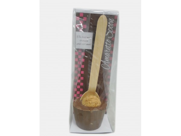 Chocolate spoon Amaretto
