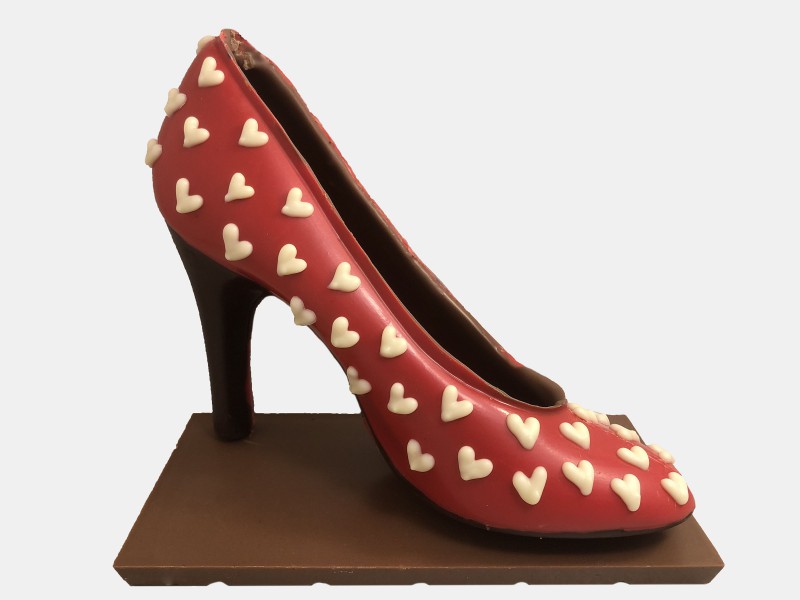 Chocolade Pump Rood hartje